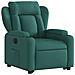 Poltrona Alzapersona Reclinabile Elettrica Verde Scuro Tessuto - Foto miniatura 4