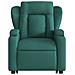 Poltrona Alzapersona Reclinabile Elettrica Verde Scuro Tessuto - Foto miniatura 9