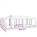 Tenda per Feste con 12 Pareti Laterali in Rete Rossa 8x4 m HDPE - Foto miniatura 8