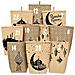 Calendario Ramadan Fai Da Te Per Bambini Sacchetti Di Carta Adesivi Decorazione 30 Pz - Foto miniatura 1