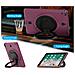 Custodia Per Ipad 9.7"" Antishock Con Supporto Girevole Viola - Foto miniatura 3