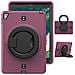 Custodia Per Ipad 9.7"" Antishock Con Supporto Girevole Viola - Foto miniatura 4