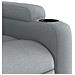 Poltrona reclinabile in tessuto grigio chiaro - Foto miniatura 8