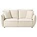 Set Da Salotto 5 Posti Kunes Tessuto Beige Chiaro - Foto miniatura 3