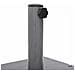 Base per Ombrello da Esterno Aspetto legno grigio scuro - Foto miniatura 9