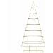 Albero di Natale in metallo con supporto Oro 210 cm - Foto miniatura 5