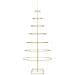 Albero di Natale in metallo con supporto Oro 210 cm - Foto miniatura 6