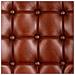 Sedia In Metallo E Pelle Marrone 46x46x93h - Foto miniatura 5