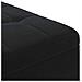 Pouf contenitore con cuscino Nero 80 x 80 x 45 cm Velluto - Foto miniatura 7