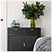 Mobile Da Ingresso In Legno Grigio Scuro 80x36,5x85,5h - Foto miniatura 2