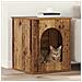 Casa per Gatti Legno vecchio 53 x 52 x 62 cm Legno multistrato - Foto miniatura 2