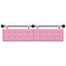 Testata appesa Montaggio a parete Rosa 210 x 55 x 5 cm Tessuto - Foto miniatura 5