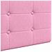 Testata appesa Montaggio a parete Rosa 210 x 55 x 5 cm Tessuto - Foto miniatura 8