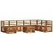 Set divani Naturale Legno di Acacia Massello - Foto miniatura 1