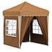 Tenda per feste a pop-up 195 x 195 x 245 cm Beige - Foto miniatura 1