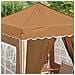 Tenda per feste a pop-up 195 x 195 x 245 cm Beige - Foto miniatura 4