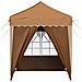 Tenda per feste a pop-up 195 x 195 x 245 cm Beige - Foto miniatura 7