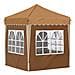 Tenda per feste a pop-up 195 x 195 x 245 cm Beige - Foto miniatura 9