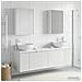 Set di Armadi da Bagno 5 pcs Bianco Legno ingegnerizzato - Foto miniatura 4