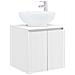 Set di Armadi da Bagno 5 pcs Bianco Legno ingegnerizzato - Foto miniatura 5