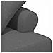 Loveseat con bottoni imbottiti Grigio Scuro 120 x 65 x 79 cm - Foto miniatura 6