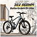 Bicicletta Elettrica 26" GT900 Batteria 36V13Ah Shimano 21 Velocità 250W 25KM /H 30-60km Display LCD con Sblocco NFC Urban EBike - Foto miniatura 4