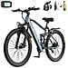 Bicicletta Elettrica 26" GT900 Batteria 36V13Ah Shimano 21 Velocità 250W 25KM /H 30-60km Display LCD con Sblocco NFC Urban EBike - Foto miniatura 1