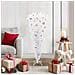 Albero di Natale artificiale Bianco 120 cm PVC e Acciaio - Foto miniatura 2