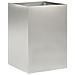Vaso da giardino Argento 40 x 40 x 75 cm Acciaio Inox - Foto miniatura 1