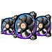 Ventola di Raffreddamento Riing 12 LED RGB 120mm Colore Nero (Kit 3 Pezzi)  - Foto miniatura 1