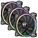 Ventola di Raffreddamento Riing 12 RGB 120 mm Colore Nero (3 Pezzi)  - Foto miniatura 1