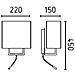 Faro 29983 - Vesper Lampada Da Parete Marrone E Beige Con Lettore Led - Foto miniatura 8