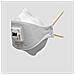 Aura Maschera 3m 9312 Ffp1 Polvere Pieghevole Con Valvola X 10 - Foto miniatura 6