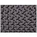 Pouf Poggiapiedi In Tessuto Grigio Scuro 40 X 25 Cm Conrad - Foto miniatura 35