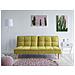 Divano Letto Moderno In Tessuto Giallo Verde Siljan - Foto miniatura 17