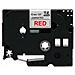 Cassetta Nastro Tz-232 Compatibile Laminato Rosso / bianco 12mmx8m Tz232 Tze-232 (laminato Rosso Su Bianco) - Foto miniatura 1