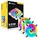 Kit iCUE QL120 3x Ventole per PC da 120 mm  - Foto miniatura 2