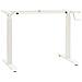 Telaio Scrivania Altezza Regolabile Manuale a Manovella Bianco - Foto miniatura 1