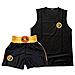 Abbigliamento Bambino Sanda Boy E Lusura Di Addestramento Della Ragazza Uomini E Donne Adulti Boxing Set Da Boxe Pantaloncini Abbigliamento Muay Thai Arti Marziali Sportswear Running Vestito (nero 110) - Foto miniatura 1