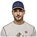 Blu Trucker Cap Tzom Pietra Buff Uomo Un Formato - Foto miniatura 2
