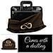 Cartella Di Cuoio Hand-crafted Messenger Affari Borsa A Tracolla Per Un Massimo Di 15 Pollici Laptop Nero - Resistenza Tempo - Foto miniatura 2