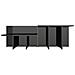 Tavolini da Salotto 2 pz Neri 111,5x50x33 cm Legno Multistrato - Foto miniatura 4