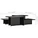 Tavolini da Salotto 2 pz Neri 111,5x50x33 cm Legno Multistrato - Foto miniatura 5