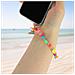 Bracciale Da Telefono Con Perle, Fiori E Stelle Multicolor Collezione Summer - Foto miniatura 3