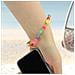 Bracciale Da Telefono Con Perle, Fiori E Stelle Multicolor Collezione Summer - Foto miniatura 4