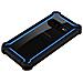 Custodia Compatibile Con Samsung Galaxy S10 Plus In Blu Nero - Coperchio Protettivo 2 In 1 Con Bordo In Silicone Tpu E Retro In Vetro Acrilico - Foto miniatura 6