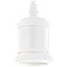 Portalampada E27 Ghiera Bianco Lampada - 249186 - Foto miniatura 1