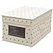 Scatola Armadio King Box Panna In Tnt, Da 24x36x19 Cm Bianco - Foto miniatura 3