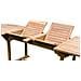 Set Di Mobili Da Giardino In Teak Massiccio Per 10-12 Persone - Tavolo Ovale + 8 Sedie + 2 Poltrone Kajang - Foto miniatura 5