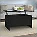 Tavolino Da Salotto Nero 80x55,5x41,5 Cm In Legno Multistrato - Foto miniatura 1